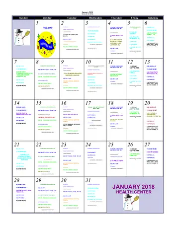 Activity Calendar of Calvin Community, Assisted Living, Nursing Home, Independent Living, CCRC, Des Moines, IA 10