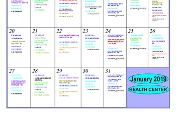 Activity Calendar of Calvin Community, Assisted Living, Nursing Home, Independent Living, CCRC, Des Moines, IA 13