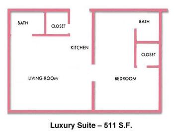 Floorplan of Friendship Village Iowa, Assisted Living, Nursing Home, Independent Living, CCRC, Waterloo, IA 5