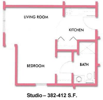 Floorplan of Friendship Village Iowa, Assisted Living, Nursing Home, Independent Living, CCRC, Waterloo, IA 9