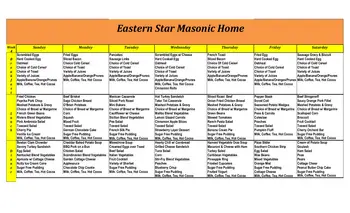 Activity Calendar of Eastern Star Masonic Home, Assisted Living, Nursing Home, Independent Living, CCRC, Boone, IA 4