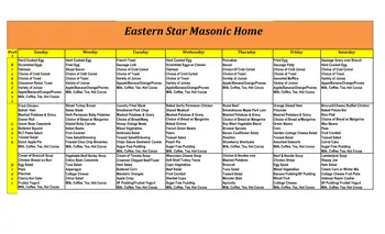 Activity Calendar of Eastern Star Masonic Home, Assisted Living, Nursing Home, Independent Living, CCRC, Boone, IA 6