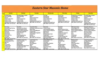Activity Calendar of Eastern Star Masonic Home, Assisted Living, Nursing Home, Independent Living, CCRC, Boone, IA 5