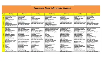 Activity Calendar of Eastern Star Masonic Home, Assisted Living, Nursing Home, Independent Living, CCRC, Boone, IA 9