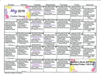 Activity Calendar of Luther Manor, Assisted Living, Nursing Home, Independent Living, CCRC, Dubuque, IA 14