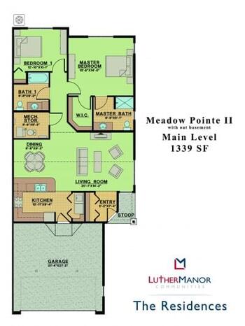 Floorplan of Luther Manor, Assisted Living, Nursing Home, Independent Living, CCRC, Dubuque, IA 2