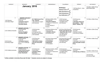 Activity Calendar of Madrid Home, Assisted Living, Nursing Home, Independent Living, CCRC, Madrid, IA 3