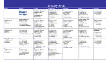 Activity Calendar of Madrid Home, Assisted Living, Nursing Home, Independent Living, CCRC, Madrid, IA 6