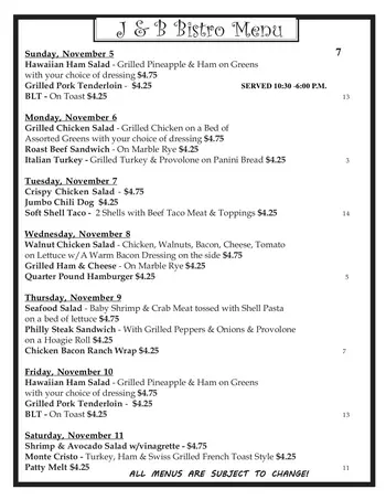 Dining menu of Mayflower Community, Assisted Living, Nursing Home, Independent Living, CCRC, Grinnell, IA 8
