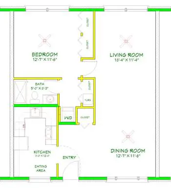 Floorplan of Mayflower Community, Assisted Living, Nursing Home, Independent Living, CCRC, Grinnell, IA 1