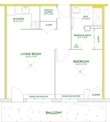 Floorplan of Mayflower Community, Assisted Living, Nursing Home, Independent Living, CCRC, Grinnell, IA 2
