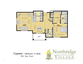 Floorplan of Northridge Village, Assisted Living, Nursing Home, Independent Living, CCRC, Ames, IA 10
