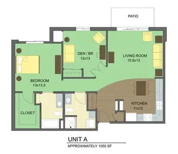 Floorplan of Sunrise Retirement, Assisted Living, Nursing Home, Independent Living, CCRC, Sioux City, IA 1
