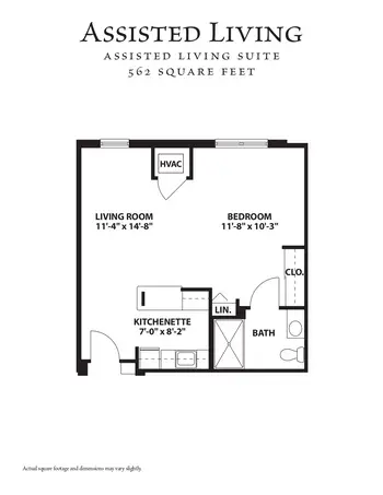 Floorplan of Santa Marta, Assisted Living, Nursing Home, Independent Living, CCRC, Olathe, KS 13