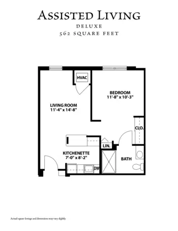 Floorplan of Santa Marta, Assisted Living, Nursing Home, Independent Living, CCRC, Olathe, KS 2