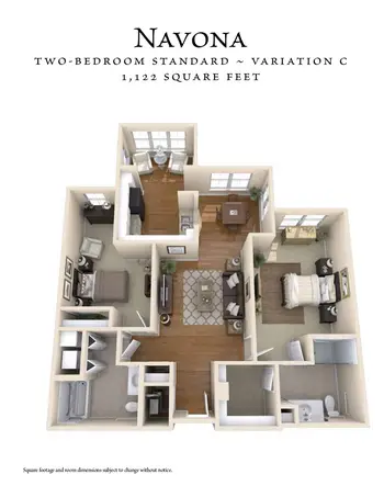 Floorplan of Santa Marta, Assisted Living, Nursing Home, Independent Living, CCRC, Olathe, KS 10