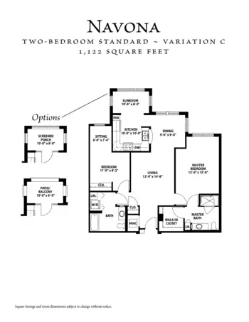 Floorplan of Santa Marta, Assisted Living, Nursing Home, Independent Living, CCRC, Olathe, KS 11