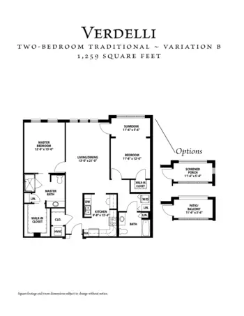 Floorplan of Santa Marta, Assisted Living, Nursing Home, Independent Living, CCRC, Olathe, KS 16