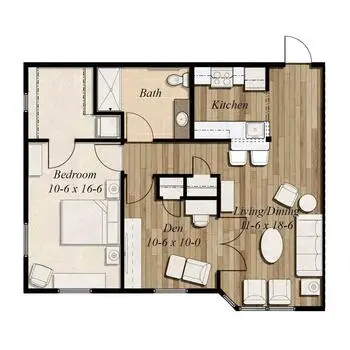 Floorplan of Birch Hill, Assisted Living, Nursing Home, Independent Living, CCRC, Manchester, NH 18
