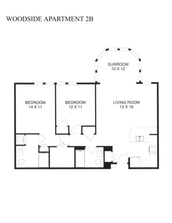 Floorplan of Taylor Community, Assisted Living, Nursing Home, Independent Living, CCRC, Laconia, NH 9