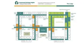 Campus Map of Havenwood Heritage Heights, Assisted Living, Nursing Home, Independent Living, CCRC, Concord, NH 3