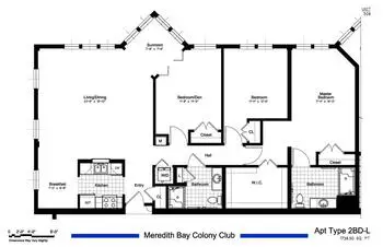 Floorplan of Meredith Bay Colony Club, Assisted Living, Nursing Home, Independent Living, CCRC, Meredith, NH 2