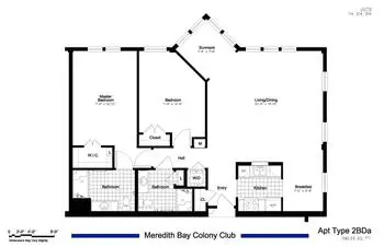 Floorplan of Meredith Bay Colony Club, Assisted Living, Nursing Home, Independent Living, CCRC, Meredith, NH 3