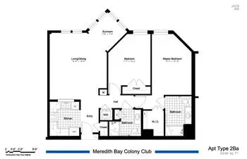 Floorplan of Meredith Bay Colony Club, Assisted Living, Nursing Home, Independent Living, CCRC, Meredith, NH 6