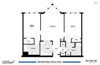 Floorplan of Meredith Bay Colony Club, Assisted Living, Nursing Home, Independent Living, CCRC, Meredith, NH 7