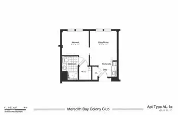 Floorplan of Meredith Bay Colony Club, Assisted Living, Nursing Home, Independent Living, CCRC, Meredith, NH 10