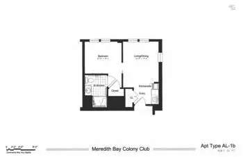 Floorplan of Meredith Bay Colony Club, Assisted Living, Nursing Home, Independent Living, CCRC, Meredith, NH 11