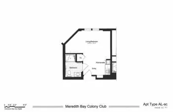 Floorplan of Meredith Bay Colony Club, Assisted Living, Nursing Home, Independent Living, CCRC, Meredith, NH 17