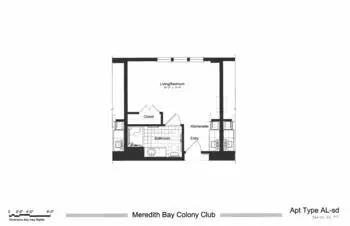 Floorplan of Meredith Bay Colony Club, Assisted Living, Nursing Home, Independent Living, CCRC, Meredith, NH 18