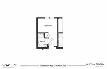 Floorplan of Meredith Bay Colony Club, Assisted Living, Nursing Home, Independent Living, CCRC, Meredith, NH 13