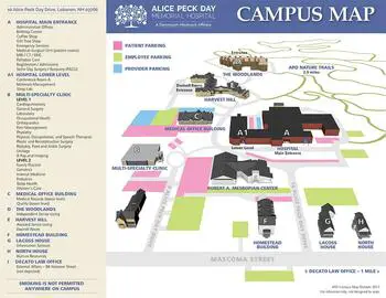 Campus Map of APD Lifecare, Assisted Living, Nursing Home, Independent Living, CCRC, Lebanon, NH 1