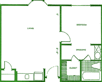 Floorplan of Treemont, Assisted Living, Nursing Home, Independent Living, CCRC, Houston, TX 3