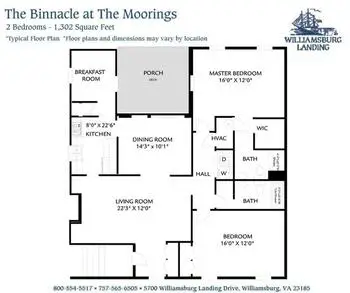 Floorplan of Williamsburg Landing, Assisted Living, Nursing Home, Independent Living, CCRC, Williamsburg, VA 2