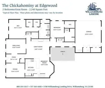 Floorplan of Williamsburg Landing, Assisted Living, Nursing Home, Independent Living, CCRC, Williamsburg, VA 3