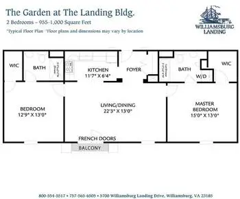Floorplan of Williamsburg Landing, Assisted Living, Nursing Home, Independent Living, CCRC, Williamsburg, VA 8