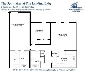 Floorplan of Williamsburg Landing, Assisted Living, Nursing Home, Independent Living, CCRC, Williamsburg, VA 19