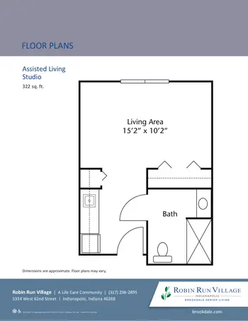 Floorplan of Robin Run Village, Assisted Living, Nursing Home, Independent Living, CCRC, Indianapolis, IN 17