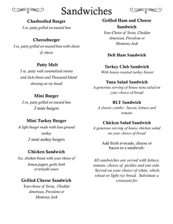 Dining menu of Bell Trace, Assisted Living, Nursing Home, Independent Living, CCRC, Bloomington, IN 2