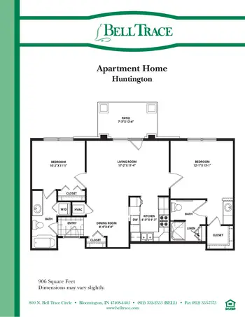 Floorplan of Bell Trace, Assisted Living, Nursing Home, Independent Living, CCRC, Bloomington, IN 9