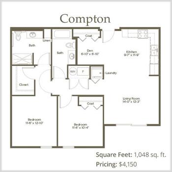 Floorplan of Hamilton Trace, Assisted Living, Nursing Home, Independent Living, CCRC, Fisher, IN 14