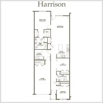 Floorplan of Hamilton Trace, Assisted Living, Nursing Home, Independent Living, CCRC, Fisher, IN 20