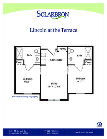 Floorplan of Solarbron, Assisted Living, Nursing Home, Independent Living, CCRC, Evansville, IN 5