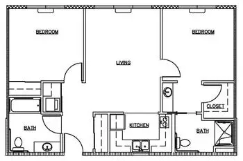 Floorplan of Harbor Place at Cottesmore, Assisted Living, Nursing Home, Independent Living, CCRC, Gig Harbor, WA 2