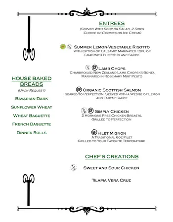 Dining menu of Holly Creek, Assisted Living, Nursing Home, Independent Living, CCRC, Centennial, CO 2