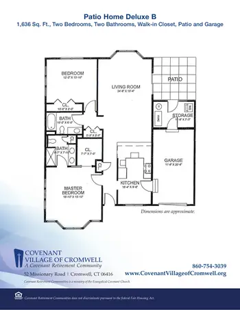 Floorplan of Covenant Living of Cromwell, Assisted Living, Nursing Home, Independent Living, CCRC, Cromwell, CT 10