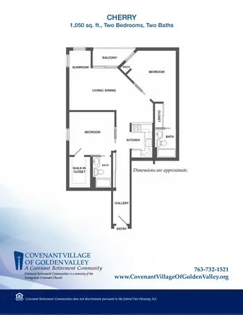 Floorplan of Covenant Living of Golden Valley, Assisted Living, Nursing Home, Independent Living, CCRC, Golden Valley, MN 10
